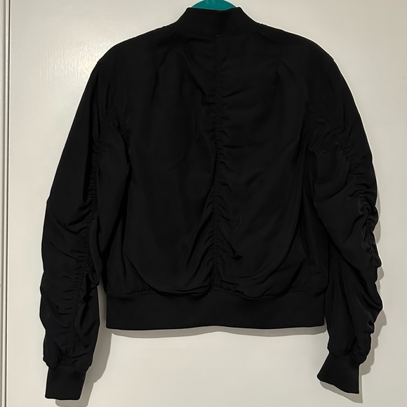 H&M Divided Bomber Jacket 8 Black - Picture 2 of 3